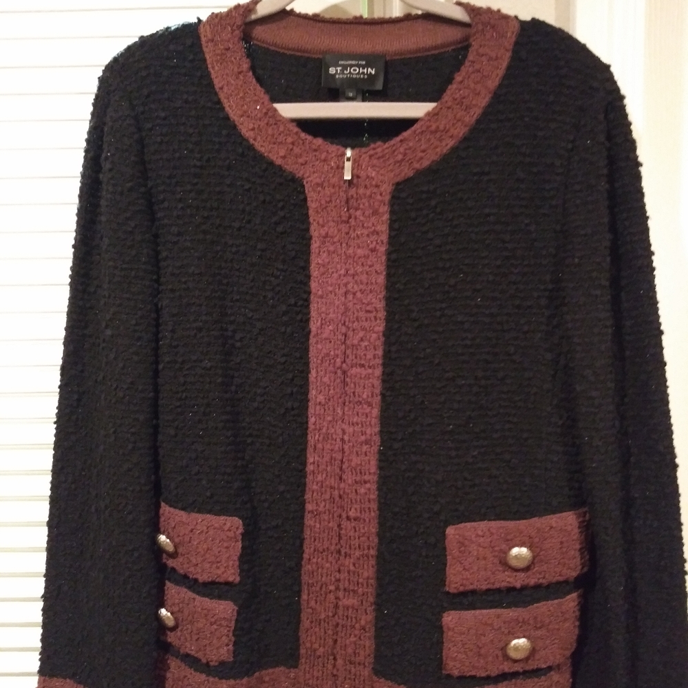 St. John Boutiques Wool- Blend Jacket